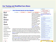 Tablet Screenshot of carsandtuning.org